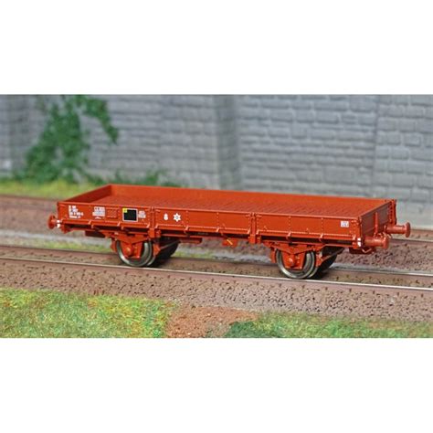 Wagon Plat OCEM 29 Brun UIC SNCF Ree modeles WB612 NNTouw Freiné