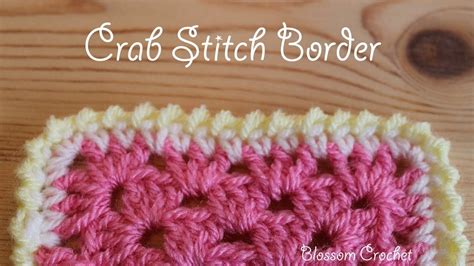 Crochet Crab Stitch Border Crab Stitch Crochet Edging Crochet Borders