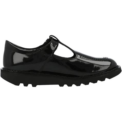 Kickers Kick T Y Black Patent Bar Shoes Awesome Shoes