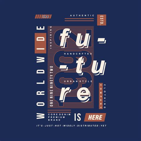 mundo amplio futuro es aquí texto marco, gráfico t camisa diseño