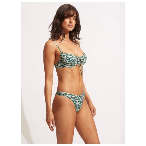 Seafolly Wild At Heart High Cut Rio Bikini Bottom Women S Buy