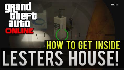 Gta Online How To Get Inside Lester S House Online Wallbreach Glitch