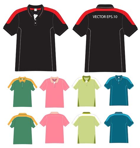 Premium Vector | Vector polo shirt design