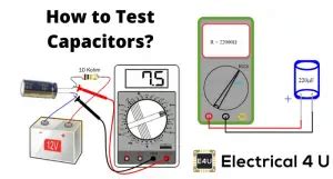 How To Test A Capacitor Using A Multimeter Voltmeter Or Ac Supply