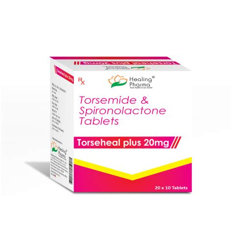 Torsemide 10mg Spironolactone 50mg Torseheal Plus 10 10 Tablets