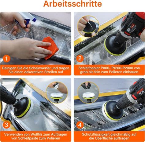 Glas Reparatur Set Windschutzscheibe Steinschlag Komplett Set Auto