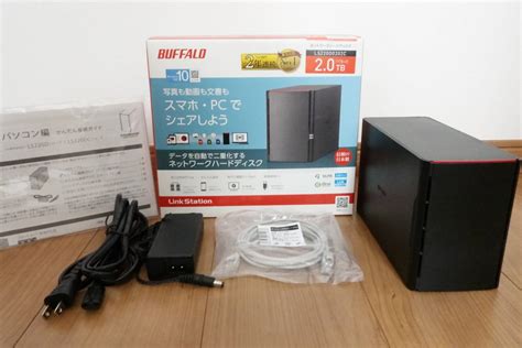 【目立った傷や汚れなし】buffalo Linkstationリンクステーション（ネットワークハードディスク） Ls220d0202c