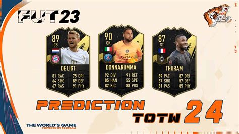 Totw 24 Predictions Fifa 23 Team Of The Week Potential New In Form