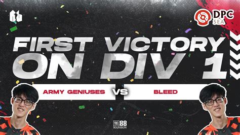 First Victory On Div Ag Vs Bleed Dpc Sea Tour Division