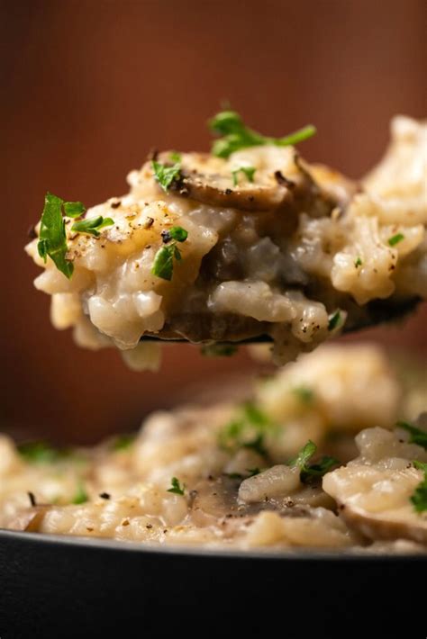 Creamy Vegan Mushroom Risotto - Loving It Vegan