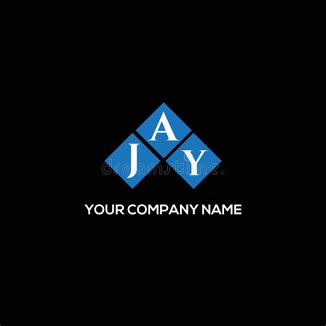 Jay Letter Logo Design On Black Background Jay Creative Initials