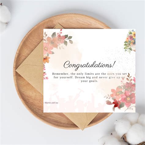 Graduation Congrats Card Printable Template, Graduation Congrats Card ...