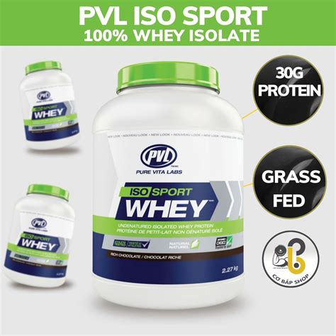 Pvl Iso Sport Whey TĂng CƠ BỔ Sung 30g Protein PhÁt TriỂn CƠ BẮp