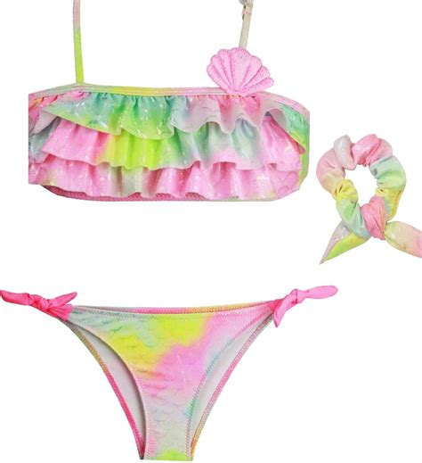 STRÓJ KĄPIELOWY BIKINI syrenka dwu częś oficjalne archiwum Allegro