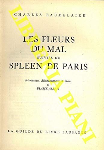 Amazon Charles Baudelaire Les Fleurs Du Mal Suivies Du Spleen