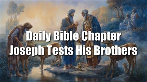 Daily Bible Chapters Genesis Joseph Tests His Brothers Youtube