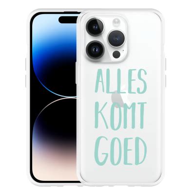 Cazy Hoesje Geschikt Voor IPhone 14 Pro Alles Komt Goed Kopen