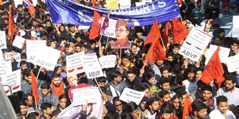 Abvp Blames Jnusu For Violence Calls It Attack By Maoists