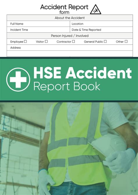 Buy HSE Accident Report Book A4 HSE Compliant Accident Incident