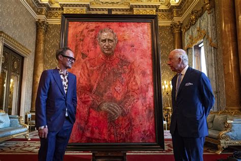 Le Ponen La Cara De Wallace Al Rey Carlos III En Su Retrato Rojo