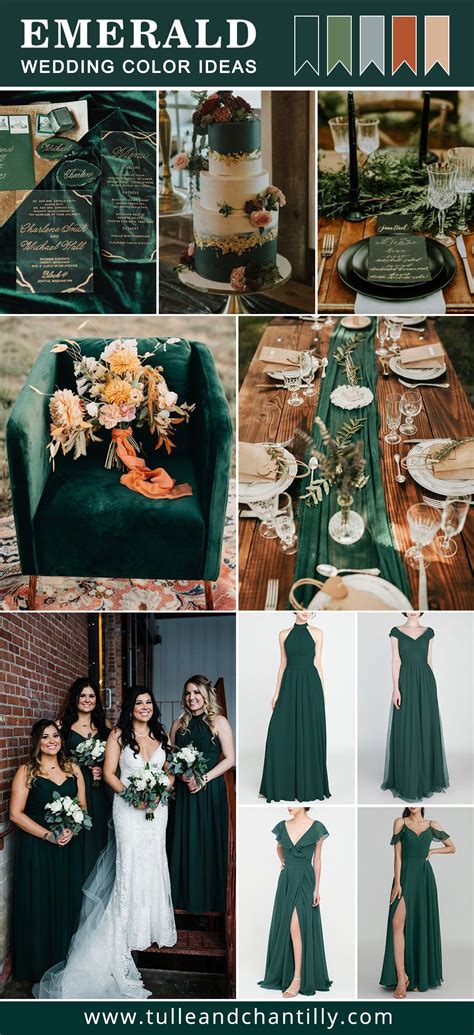 Green Color Palette Wedding