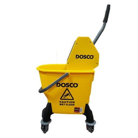 Dosco Kentucky Mop Bucket And Wringer Yellow 26 Litre