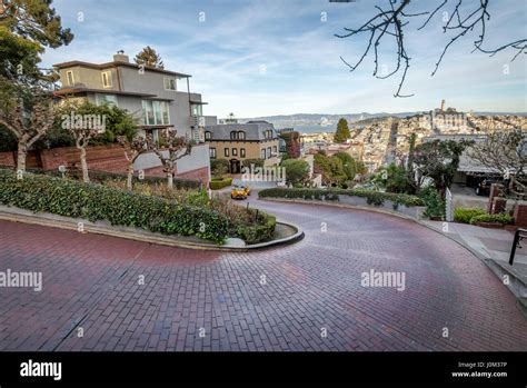 Lombard Street San Francisco California Usa Stock Photo Alamy