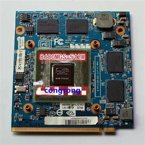 8600M GT 8600MGT 8600MGS DDR2 512MB G84 600 A2 Graphics Video Card For