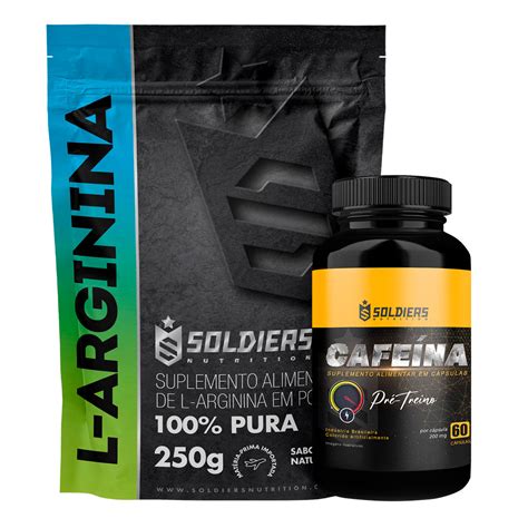 Kit Arginina G Cafe Na Caps Mg Pura Importada