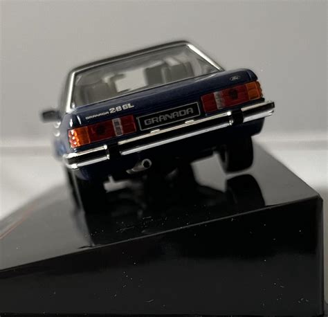 Ford Granada Mk2 28gl 1982 In Metallic Blue 143 Scale Model From Ixo