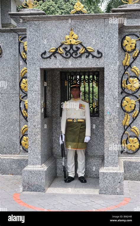 Guard at the Istana Negara (National Palace) in Kuala Lumpur, Malaysia ...