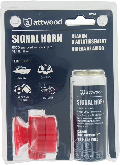 Attwood Signal Horn Boat Horns Sports And Outdoors