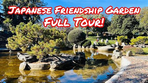 Walking Tour Of The Japanese Friendship Garden In San Jose California