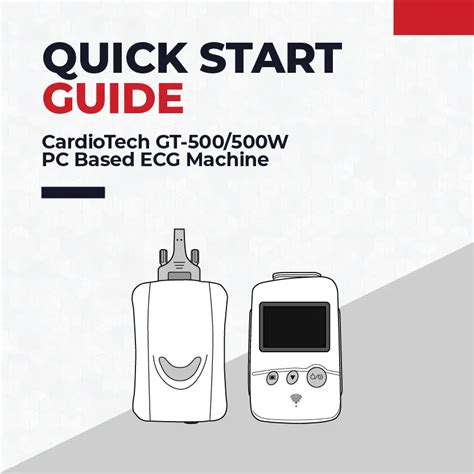 Cardiotech Gt Gt W Ekg Machine Quick Setup Guide Cardiacdirect