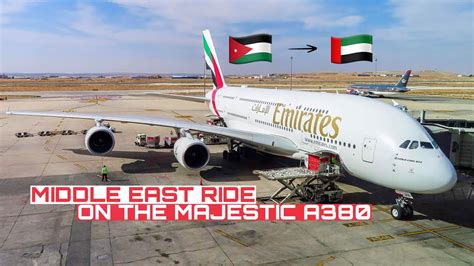 Emirates Amman To Dubai Airbus A380 The Flight Experience