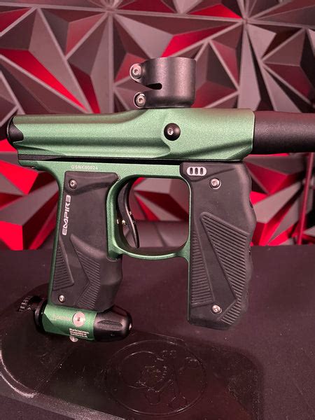 Used Empire Mini Gs Paintball Gun Greenblack Punishers Paintball