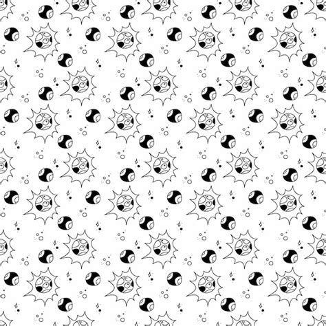 Premium Vector Planet Pattren4 Cute Seamless Pattern With 2 Different Planets Cartoon White