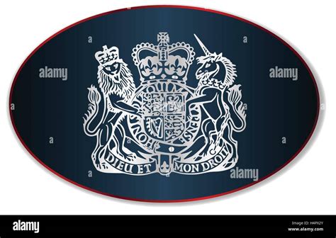 British coat of arms as used by the United Kingdoms Prime Minister ...