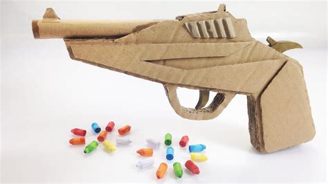 Pistol Cardboard Gun Template