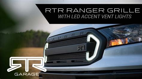 2019 2022 Ford Ranger Raptor Style Extreme LED Grill Kit