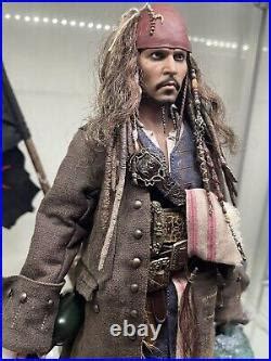 DX15 Hot Toys Jack Sparrow Pirates Of The Caribbean Johnny Depp Pirates Of The Caribbean