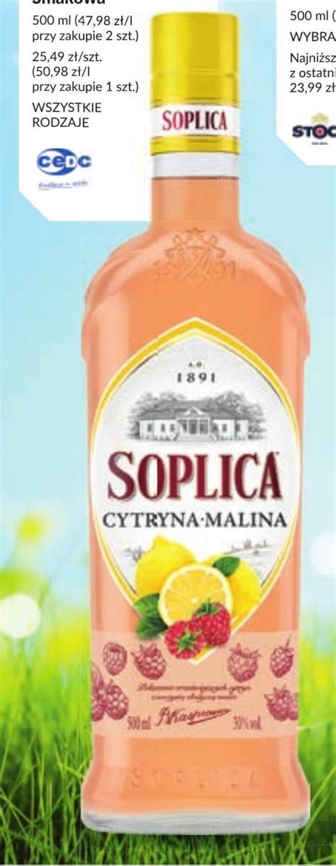 Promocja Wódka smakowa soplica w Stokrotka