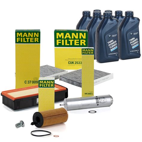 MANN FILTER Inspektionskit BMW Motoröl PKT972W429