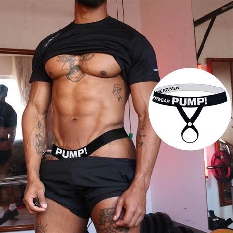 Pump Hot Sale Gay Men Sexy Underwear Thong Men Jockstrap Logo Mens Underpants Mens Thongs And G