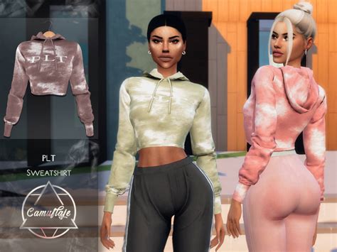 The Sims Resource Camuflaje Plt Sweatshirt