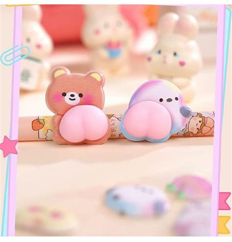 【楽天市場】おしりぷにぷにシール 3dシール 立体 可愛い 6枚セット 4枚セット シール帳 かわいい ぷくぷく キャラクター ストレス解消 ...