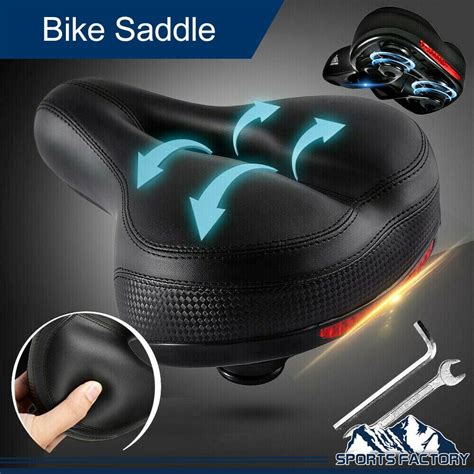 Myriann Comfort Wide Big Bum Soft Gel Cruiser Bike Saddle Bicycle Seat