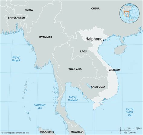 Haiphong Vietnam Map History Britannica