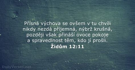 30 března 2023 Biblický verš dne Židům 12 11 DailyVerses net