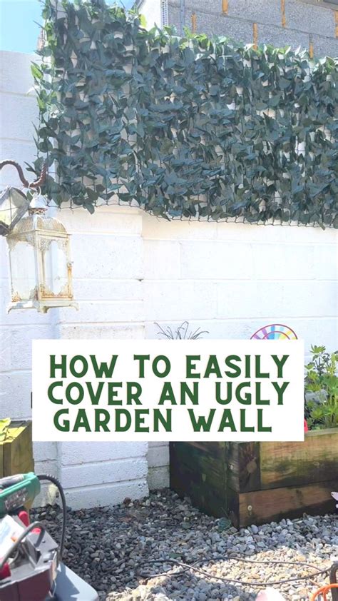 Easy Ways To Transform Your Ugly Garden Wall